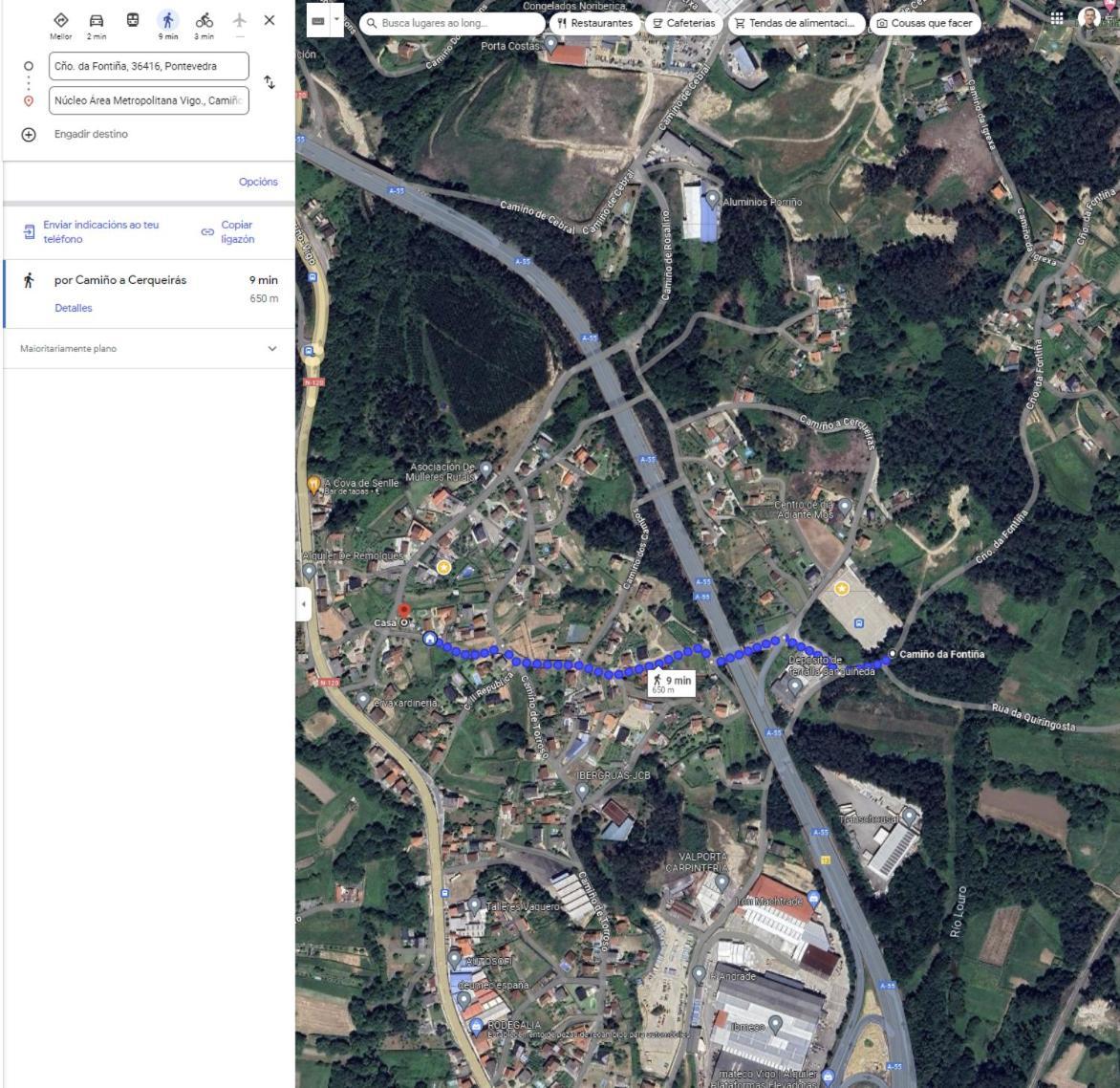 庞特维德拉Corazon Do Val Da Lourina-Area Vigo公寓 外观 照片